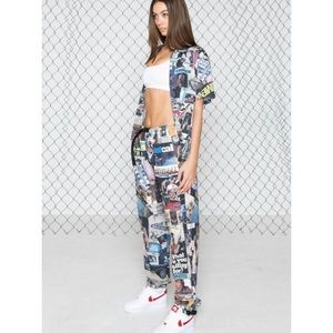 Urban Outfitters Frankie Collective F1 Buckle Pant
